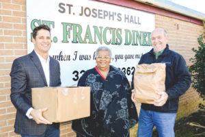 Bryan Bourque, Director of Dynamic Industries, Inc.,  Juanita Lewis, St. Francis Diner Director, and  Craig Romero, Port of Iberia Executive Director