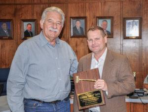 Photo of Mark Doré recently selected as Port of Iberia Board President replacing outgoing President E.R. “Smitty” Smith, III.