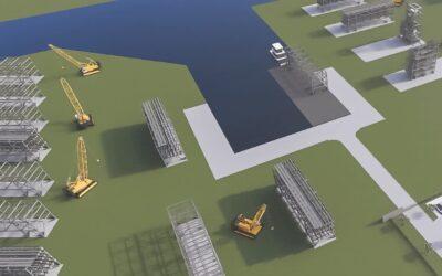 CAJUN INDUSTRIES, LLC MODULE ASSEMBLY YARD COMING TO PORT of iberia
